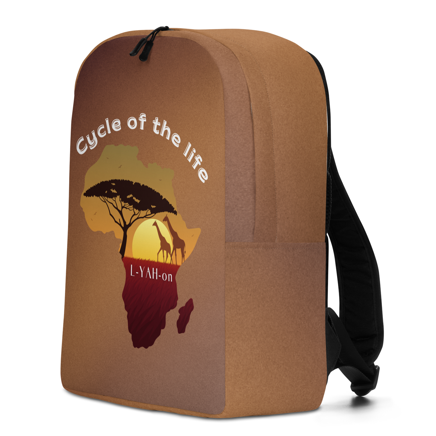 L-YAH-on African Print Minimalist Backpack