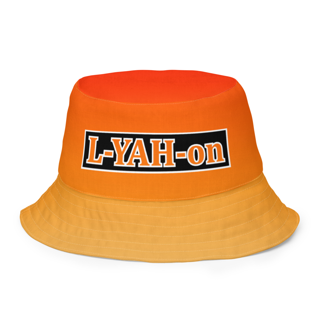 L-YAH-on Reversible Madras Pattern Bucket Hat