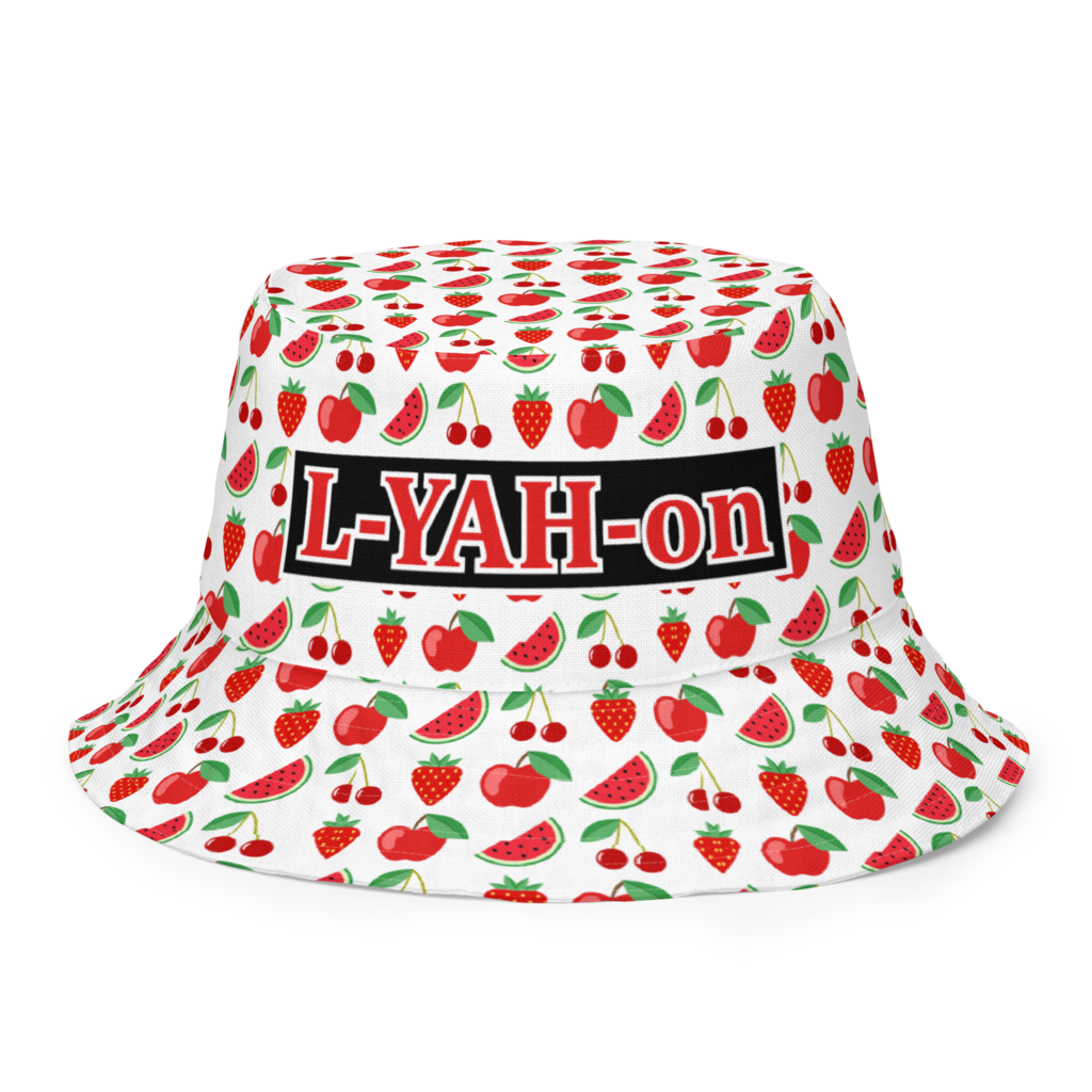 L-YAH-on Reversible Summer Fruits Bucket Hat