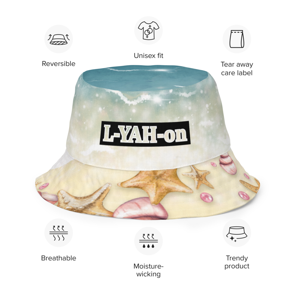 L-YAH-on Reversible Beach Bucket Hat