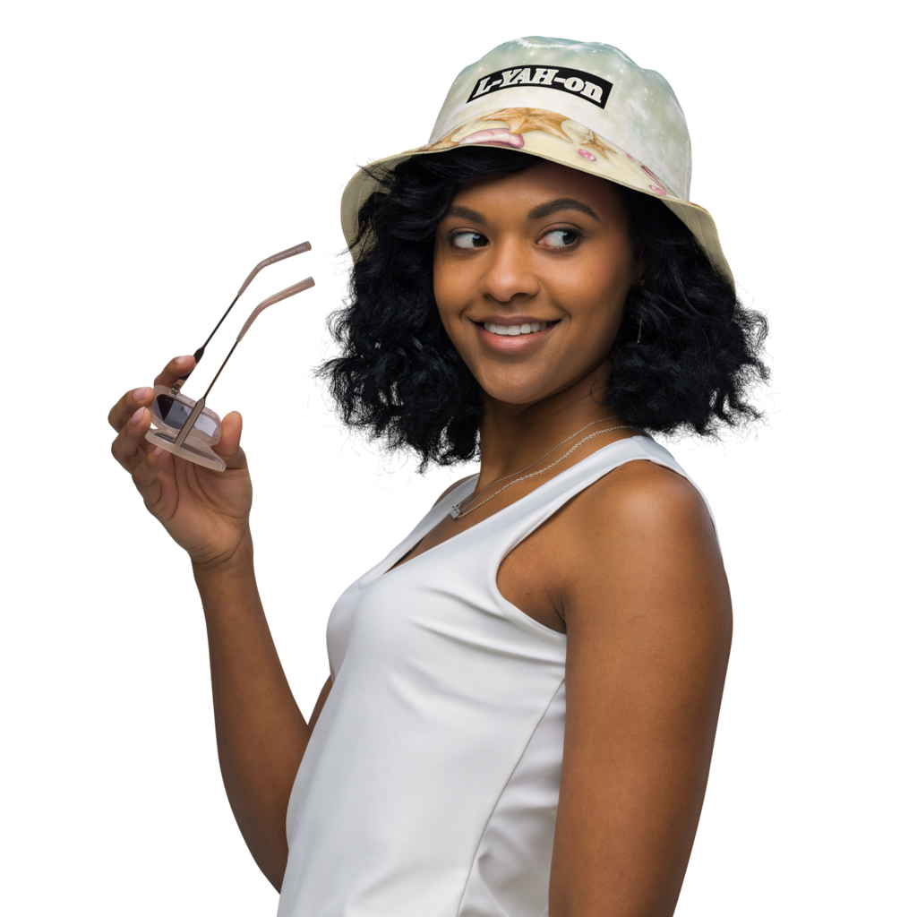 L-YAH-on Reversible Beach Bucket Hat