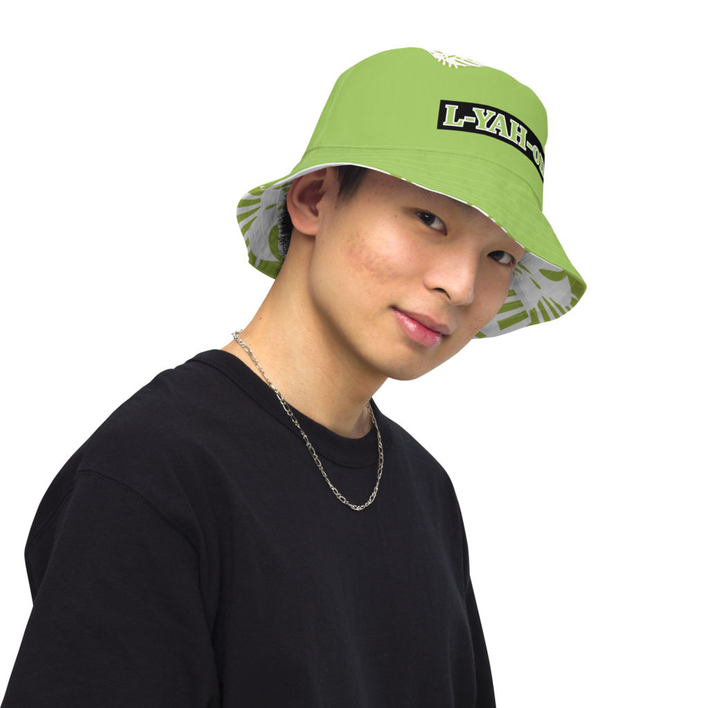 L-YAH-on Reversible Leaf Bucket Hat