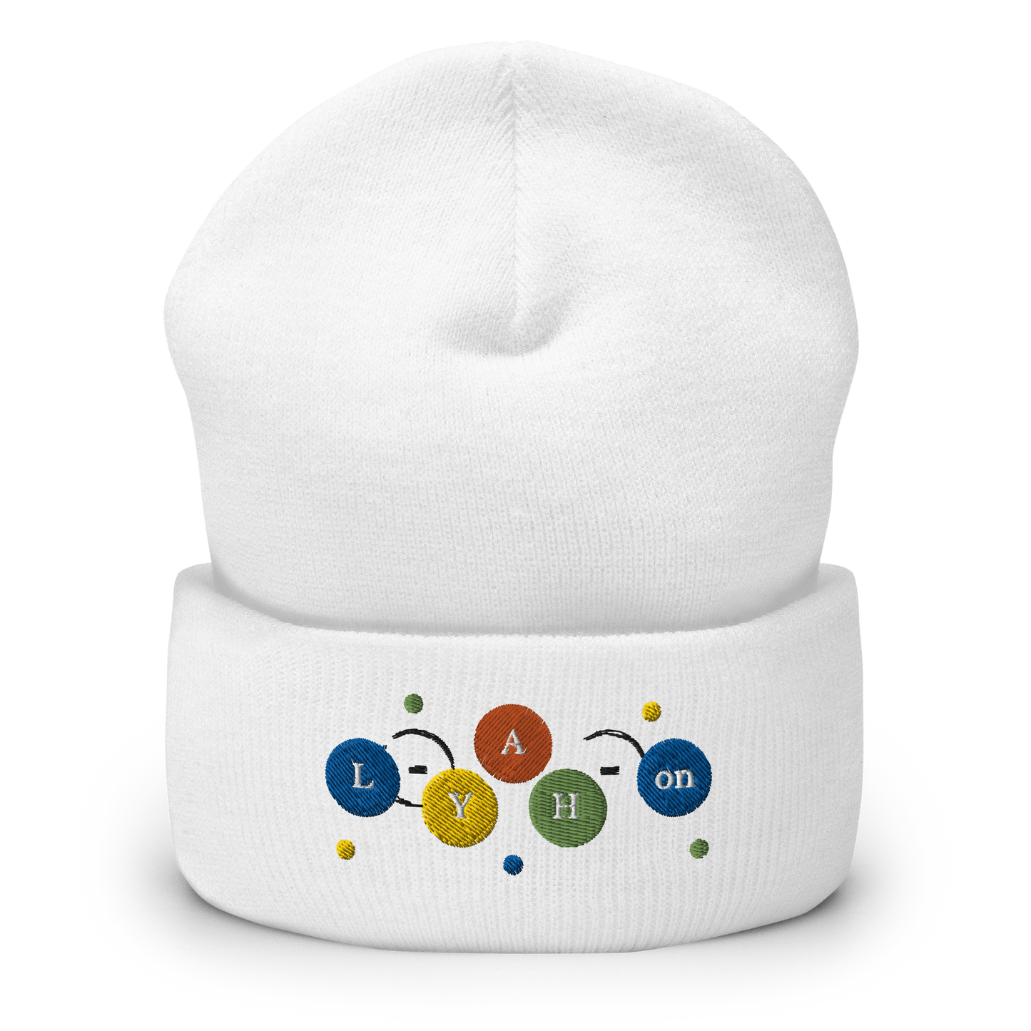 L-YAH-on In Bubbles Cuffed Beanie