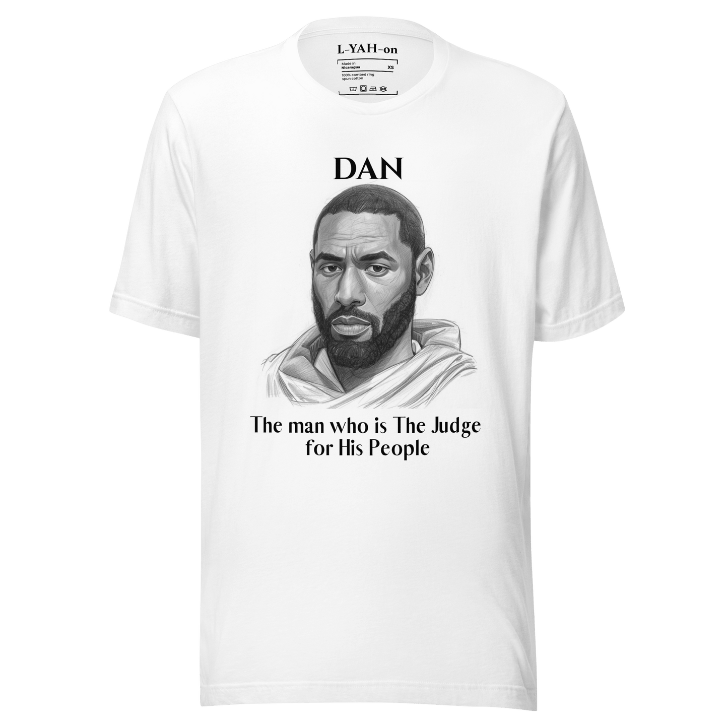 Dan T-Shirt — Judge of His People - L - YAH - on