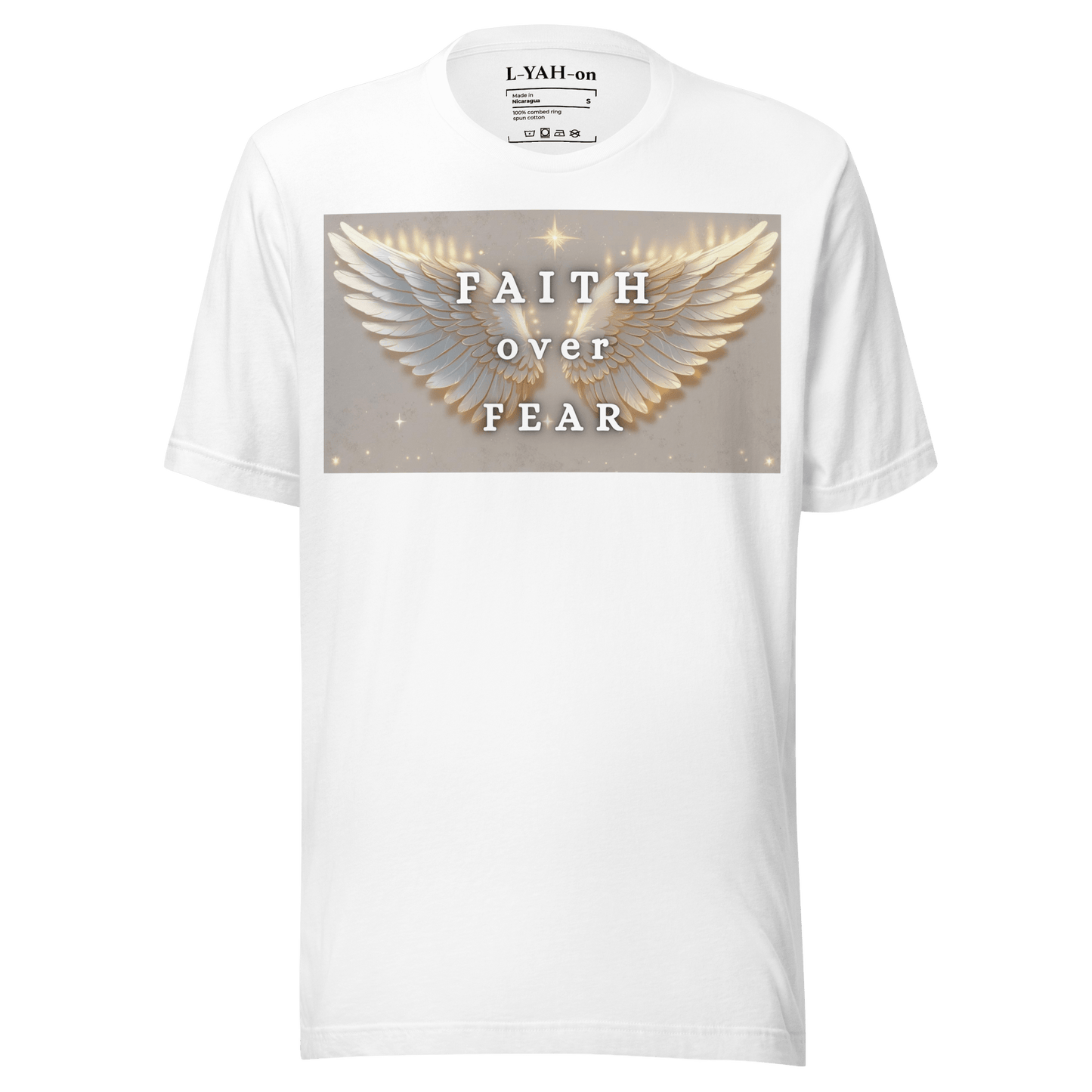 Faith Over Fear T-shirt - Faith-based clothing brand online