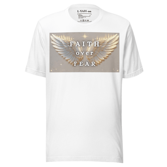 Faith Over Fear T-shirt - Faith-based clothing brand online