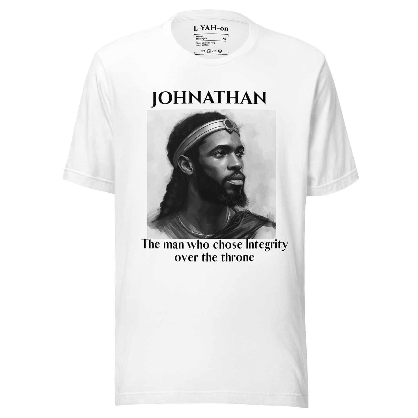 Jonathan T-Shirt — Integrity Above the Throne - L - YAH - on