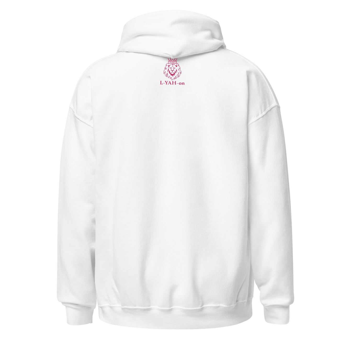 White hoodie on a white background