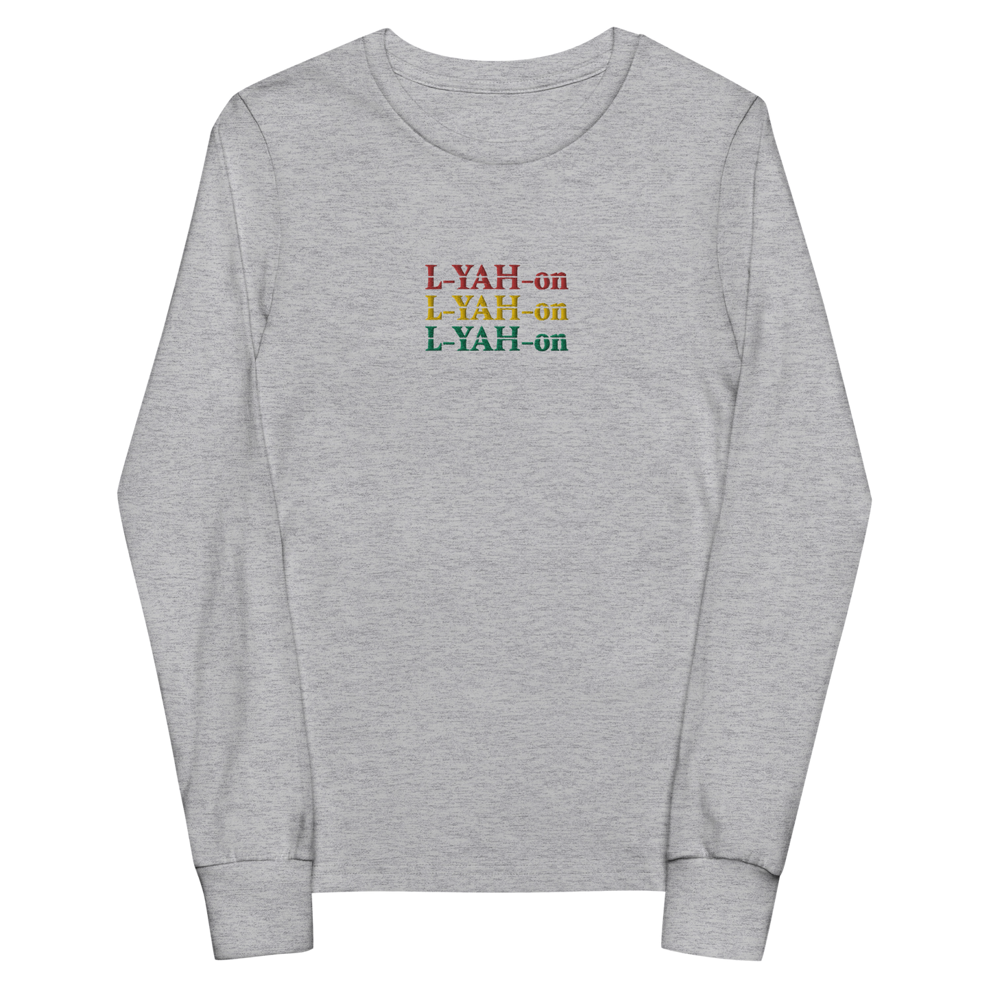 Embroidered Triple L-YAH-on Long Sleeve