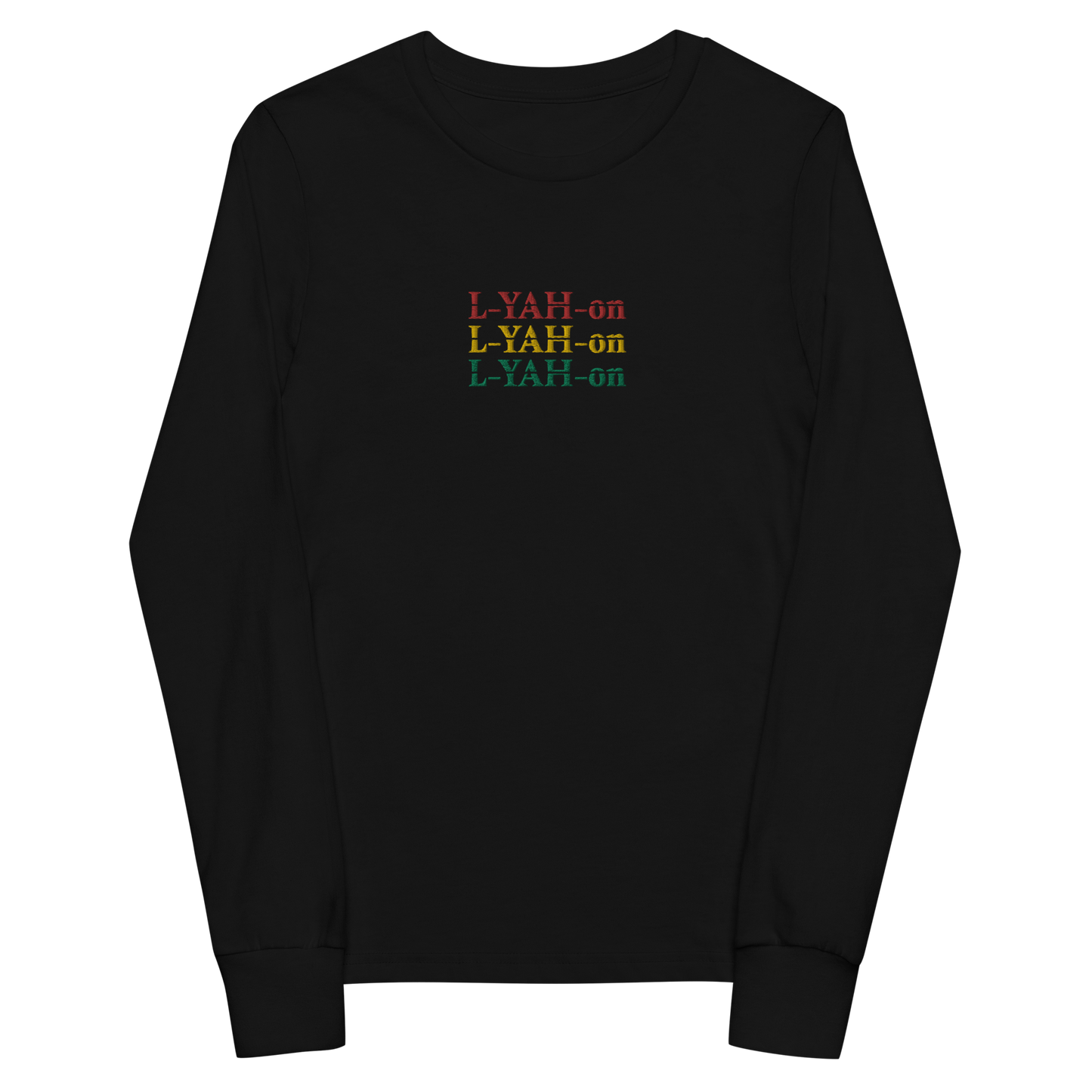 Embroidered Triple L-YAH-on Long Sleeve
