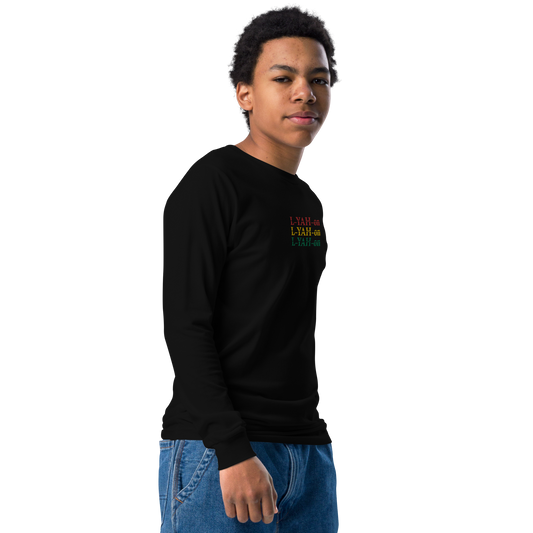 Embroidered Triple L-YAH-on Long Sleeve