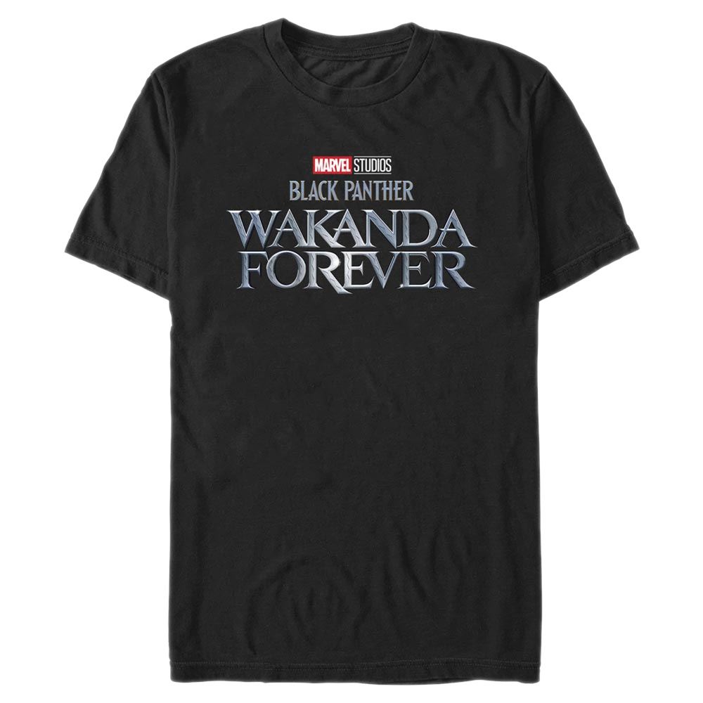 Men's Marvel Black Panther Wakanda Forever Wakanda Forever Metal T-Shirt