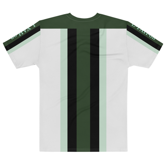 L-YAH-on Green stripes T-Shirt