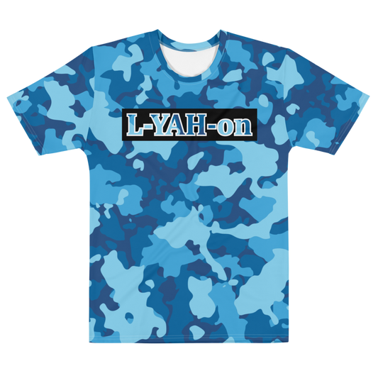 L-YAH-on Blue Camo T-Shirt