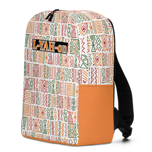 L-YAH-on African Print Minimalist Backpack
