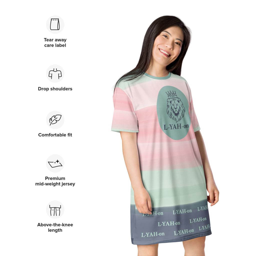 Robe t-shirt tricolore L-YAH-on