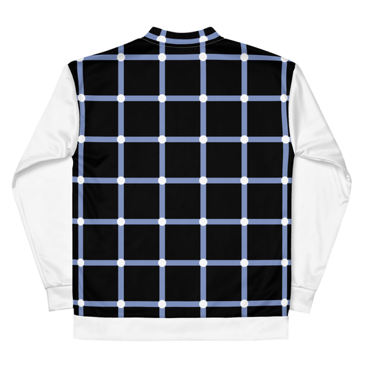 L-YAH-on Geometric Bomber Jacket