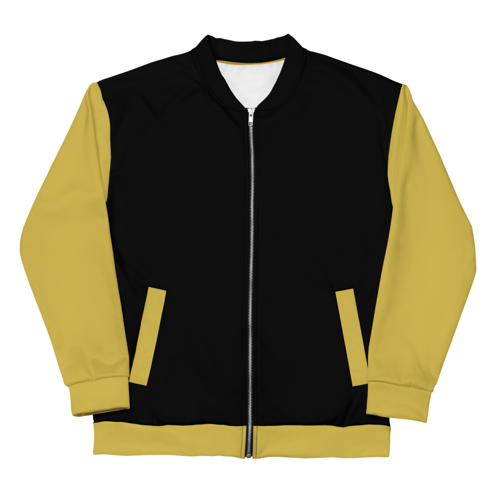 L-YAH-on Black/Gold Bomber Jacket