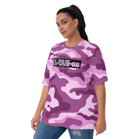 L-YAH-on Pink Camo T-Shirt