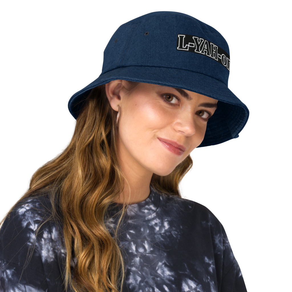 L-YAH-on Denim Bucket Hat