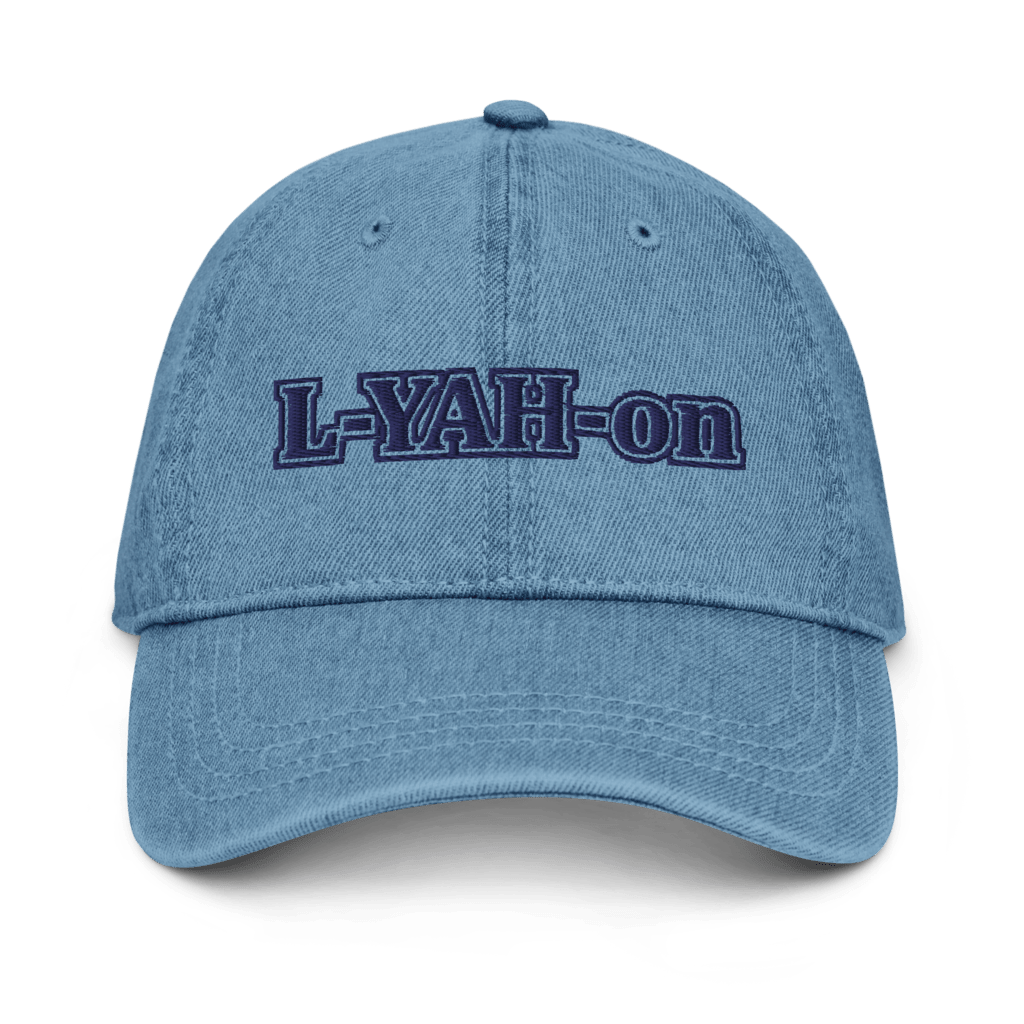 denim hat - inspirational accessories - faith-based online store