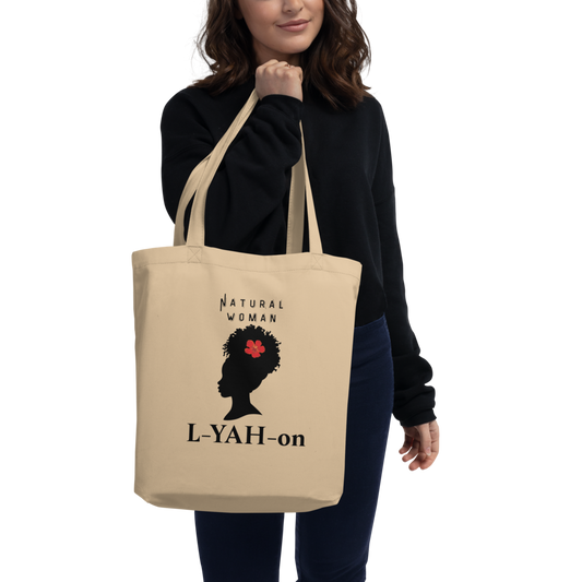 L-YAH-on Eco-Friendly Natural Woman Tote Bag #3