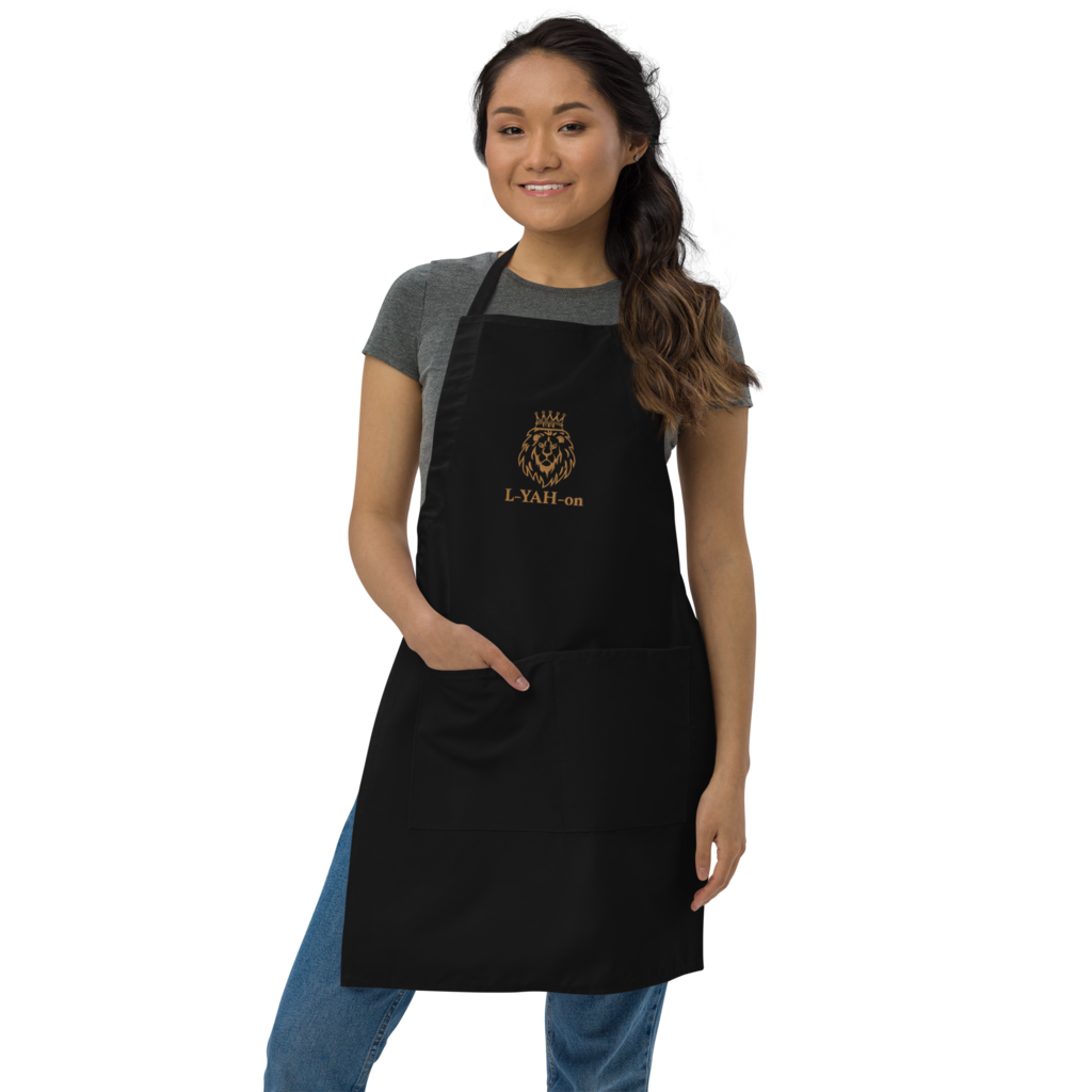 L-YAH-on Embroidered Apron