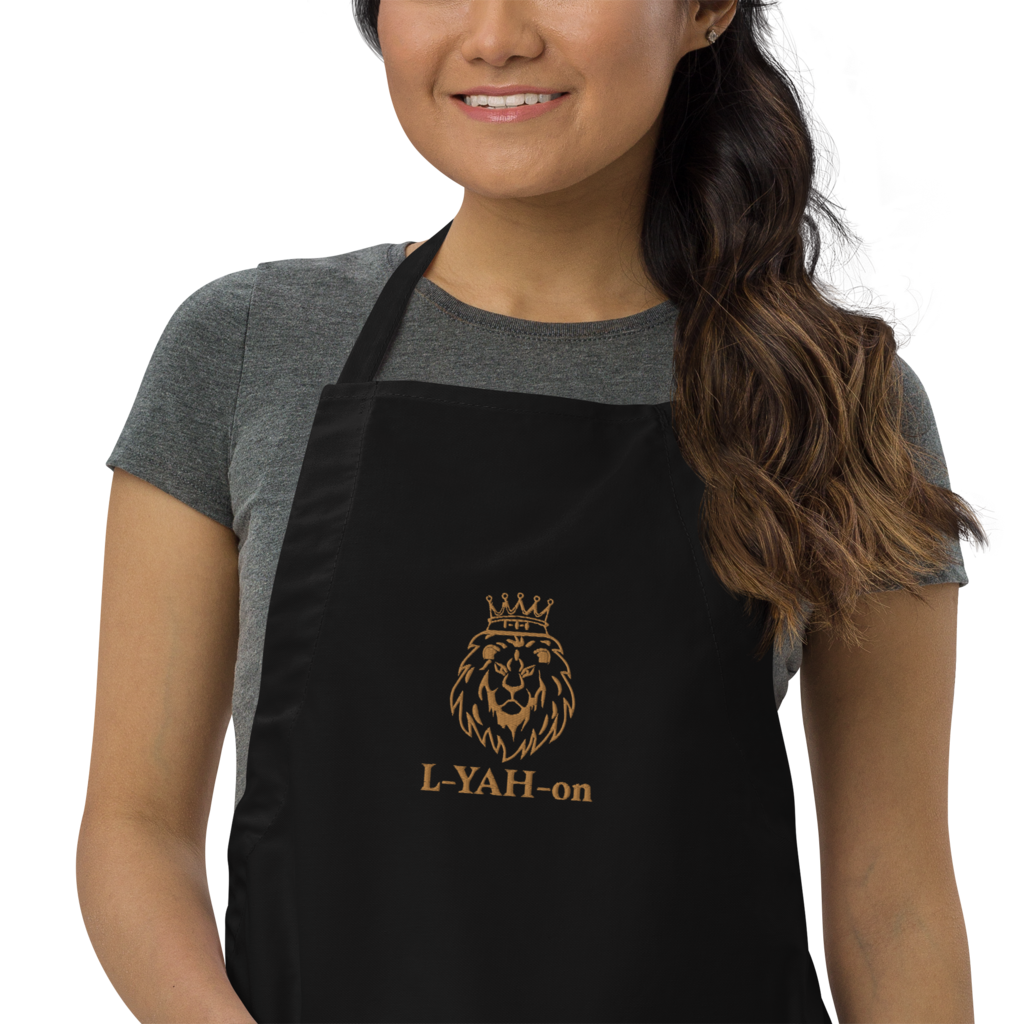 L-YAH-on Embroidered Apron