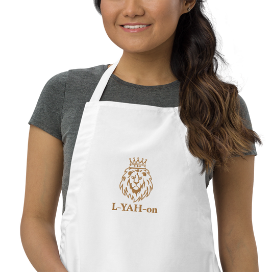 L-YAH-on Embroidered Apron
