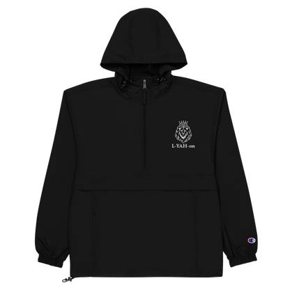 L-YAH-on Embroidered Champion Packable Jacket