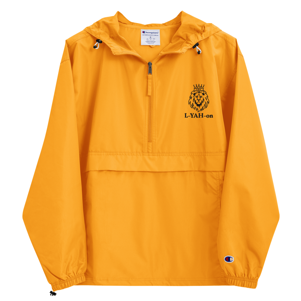 L-YAH-on Embroidered Champion Packable Jacket