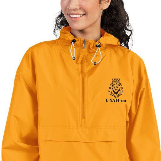 L-YAH-on Embroidered Champion Packable Jacket
