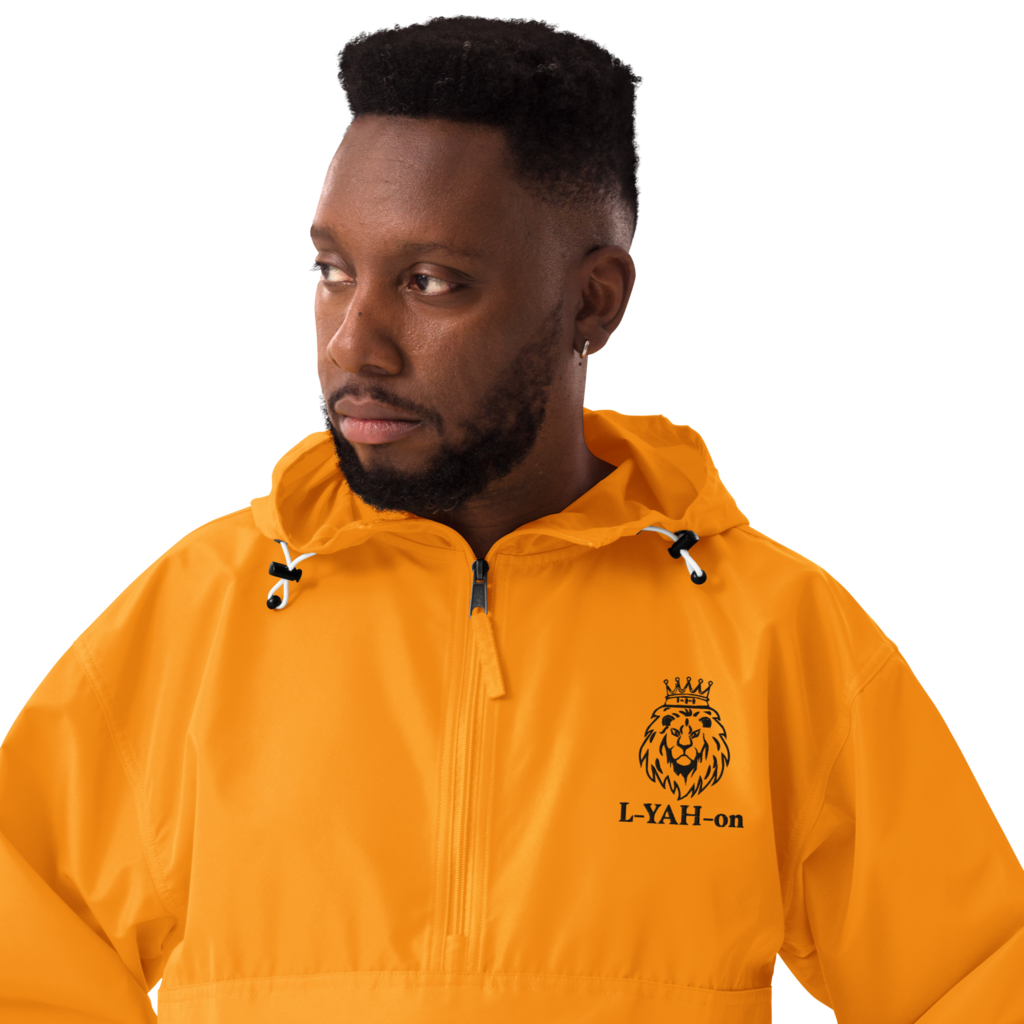 L-YAH-on Embroidered Champion Packable Jacket