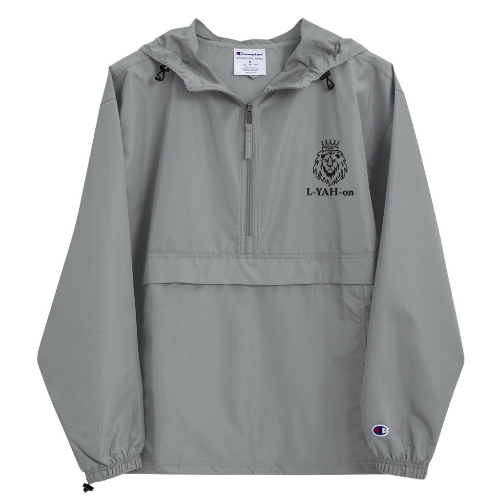 L-YAH-on Embroidered Champion Packable Jacket