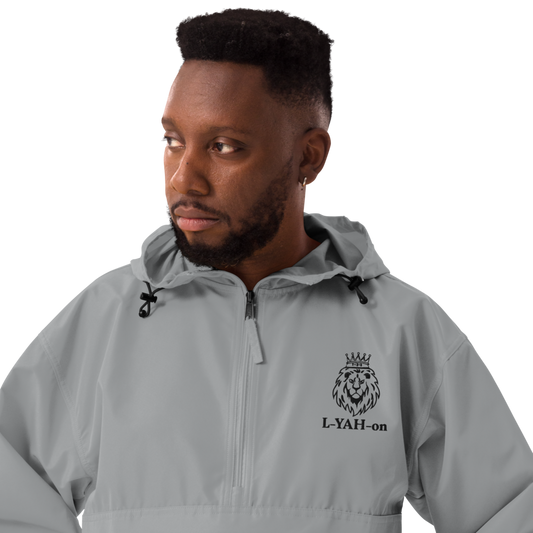 L-YAH-on Embroidered Champion Packable Jacket