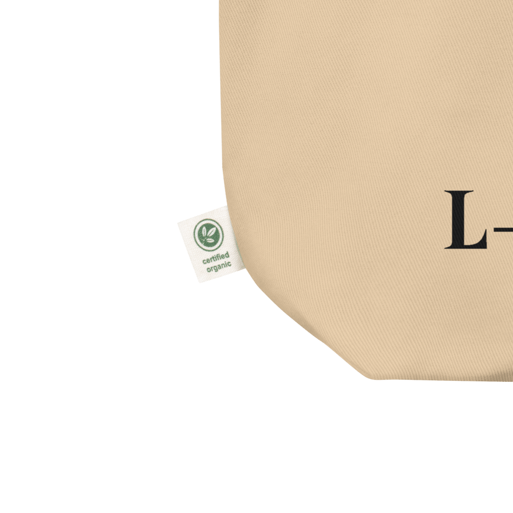 Beige Tote bag Certified organic