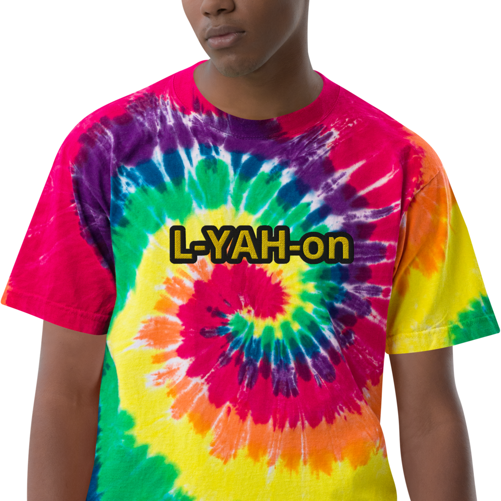 L-YAH-on Oversized Tie-Dye T-Shirt