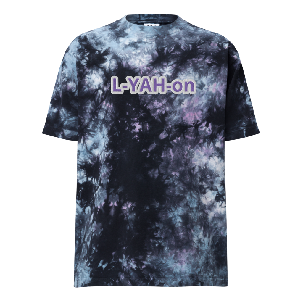 L-YAH-on Oversized Tie-Dye T-Shirt