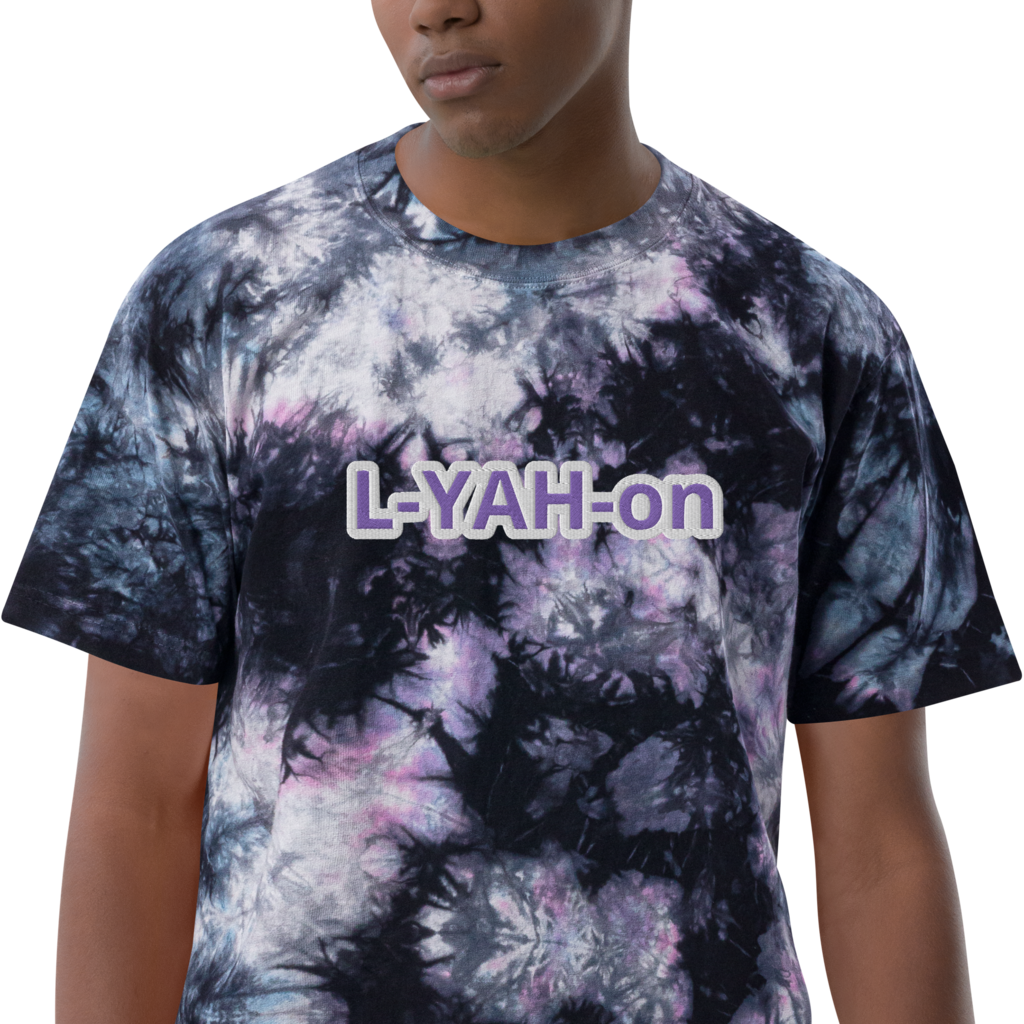 L-YAH-on Oversized Tie-Dye T-Shirt