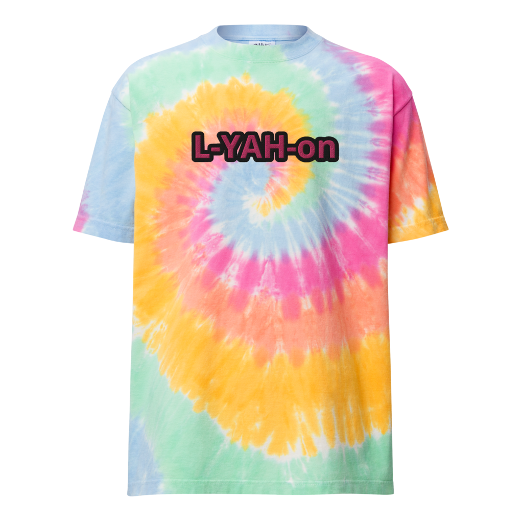 L-YAH-on Oversized Tie-Dye T-Shirt