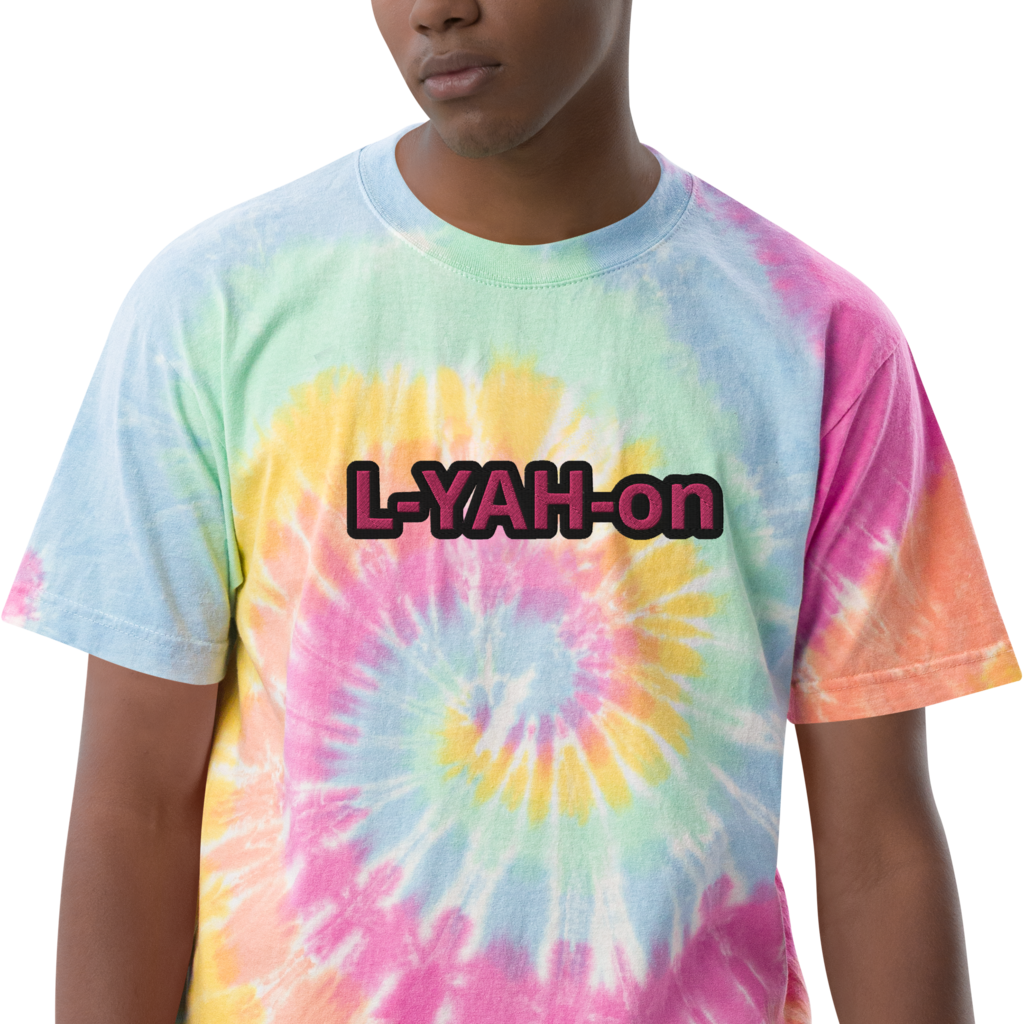 L-YAH-on Oversized Tie-Dye T-Shirt