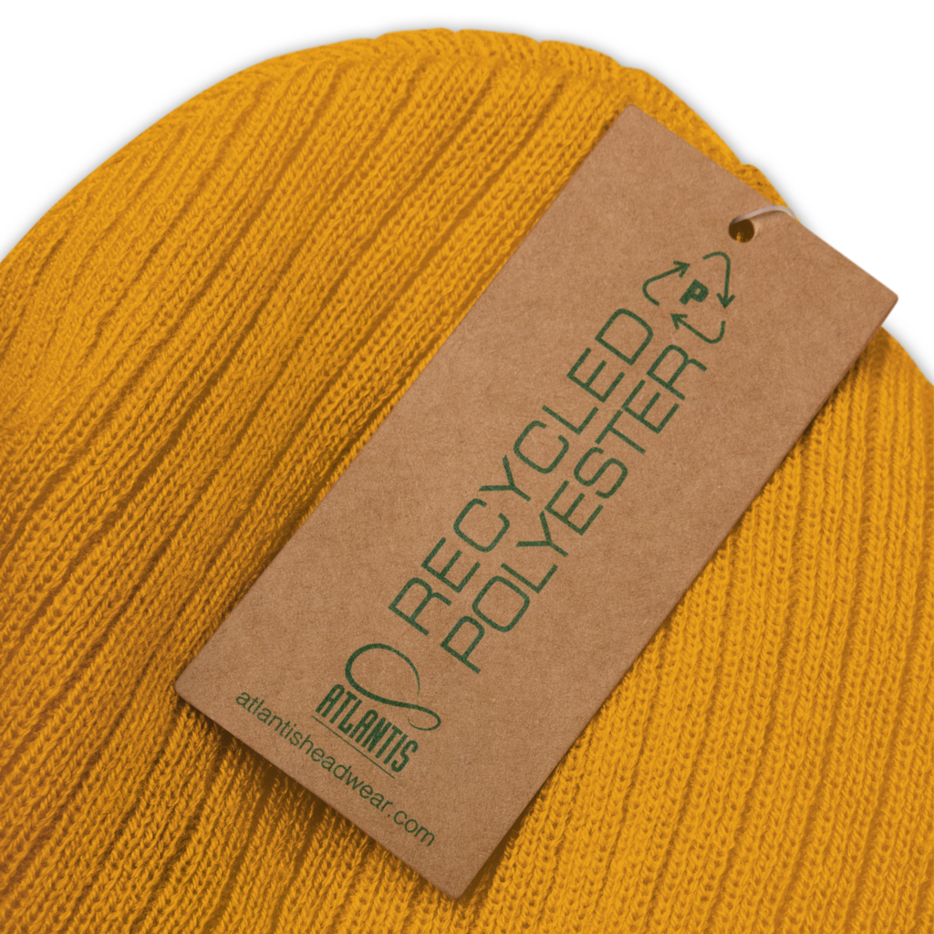 L-YAH-on & Peace Recycled Cuffed Beanie - Black Logo