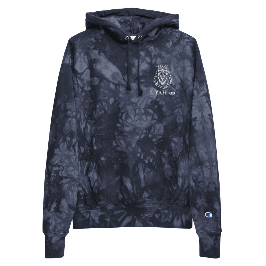 L-YAH-on Champion Tie-dye Hoodie