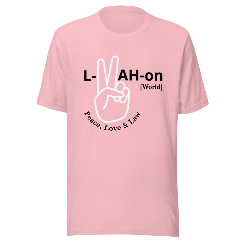 L-YAH-on & Peace T-Shirt