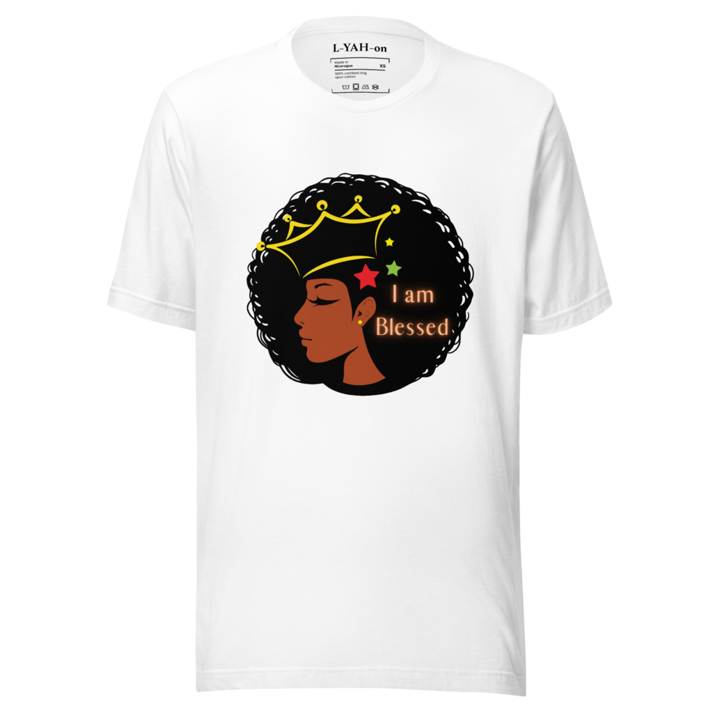 L-YAH-on "I am Blessed" T-Shirt Style #3