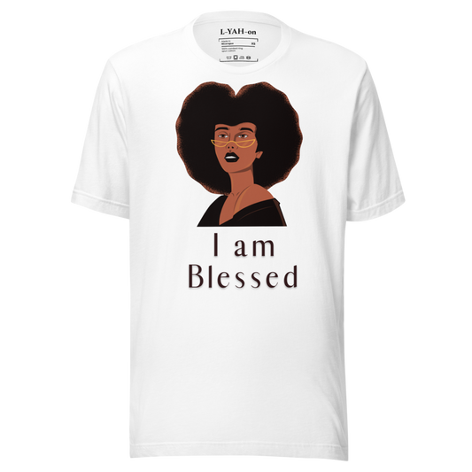 L-YAH-on "I am Blessed" T-Shirt Style #4