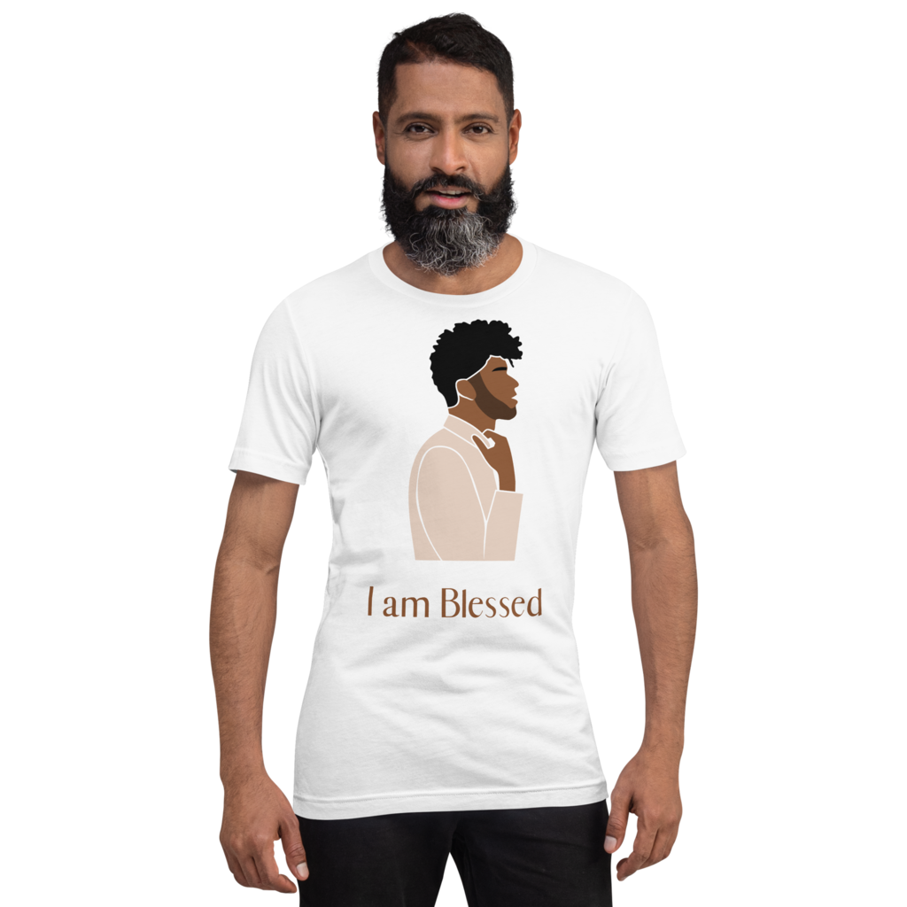L-YAH-on "I am Blessed" T-Shirt Style #1 for Men
