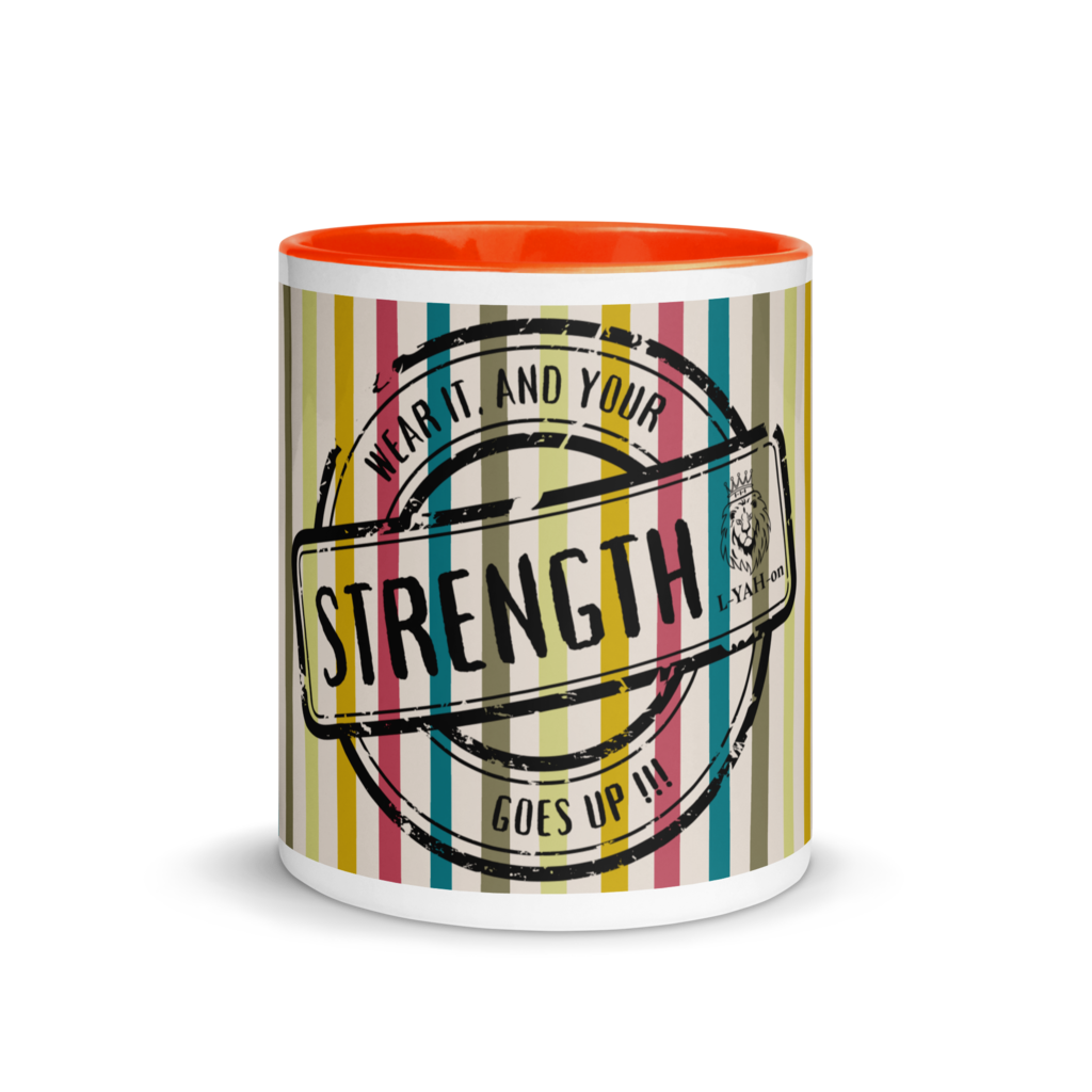 L-YAH-on's Slogan Colorful Striped Mug