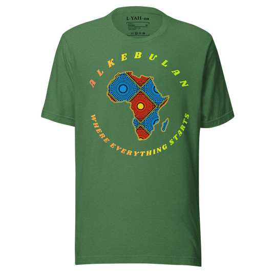 Alkebulan T-Shirt – Where Everything Starts - L - YAH - onT-Shirt