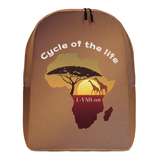 L-YAH-on African Print Minimalist Backpack